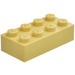 LEGO Buff Modulex Modulex Brique 2 x 4 avec M sur Goujons