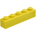 LEGO Modulex Citron Modulex Kloss 1 x 5 (M knoppar)