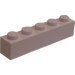 LEGO Modulex Blanc Modulex Brique 1 x 5 (Goujons M)
