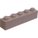 LEGO Modulex White Modulex Brick 1 x 5 (M Studs)