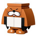 LEGO Monty Mole mit 1 x 2 Gesicht Minifigur