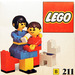 LEGO Mother et De bébé avec Chien 211-1