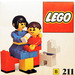 LEGO Mother and baby with dog 211-1