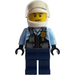 LEGO Motorfiets Politie agent Minifiguur