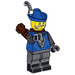 LEGO Mountain Fortress Black Falcon Archer, Male Minifigure