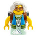 LEGO Mrs. Castillo with Brown and Silver Rolltop Backpack Minifigure