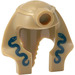 LEGO Mummy Headdress avec Snakes avec anneau solide à l&#039;intérieur (90462 / 93851)