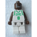 LEGO NBA Antoine Walker, Boston Celtics with #8 Home Uniform Minifigure