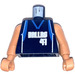 LEGO NBA Dirk Nowitzki, 41 Dallas Mavericks Minifigure Torse