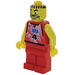 LEGO NBA player, Number 4 with Red Non-Spring Legs Minifigure