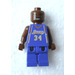 LEGO NBA Shaquille O&#039;Neal, Los Angeles Lakers #34 Road Uniform Minihahmo