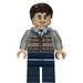 LEGO Neville Longbottom jossa Punainen ja Harmaa Cardigan Minihahmo