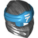 LEGO Ninjago Wrap mit Dark Azure Headband mit Weiß Ninjago Logogram (40925 / 51572)