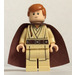 LEGO Obi-Wan Kenobi met Cape en Padawan Braid minifiguur