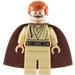 LEGO Obi-Wan Kenobi met Cape, Breathing Device en Padawan Braid minifiguur