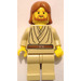 LEGO Obi-Wan Kenobi (Young) met Dark Oranje Haar en no Headset minifiguur