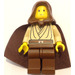 LEGO Obi-Wan Kenobi (Young) with Hood and Cape with Yellow Head Minifigure