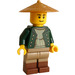 LEGO Ocean House Man - Pearl Gold Conical Hat Minifigure