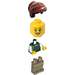 LEGO Ocean House Donna - Reddish Marrone Coda di cavallo Minifigure