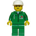 LEGO Octan Male dans Green Uniform avec blanc Casquette Figurine