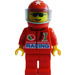 LEGO Octan Racing Team 1 Driver met Helm minifiguur