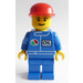 LEGO Octan worker avec rouge Casquette Figurine