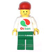 LEGO Octan Worker with White Shirt with Large Octan Logo Minifigure