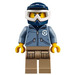 LEGO Off-Road Chase Dirt Bike Male Officer Minifigur