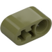 LEGO Olive Green Beam 2 with Axle Hole and Pin Hole (40147 / 74695)