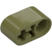 LEGO Olive Green Beam 2 with Axle Hole and Pin Hole (40147 / 74695)