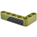 LEGO Olive Green Beam 3 x 5 Bent 90 degrees, 3 and 5 Holes with Tread Plate Pattern Model Right Side Sticker (32526)