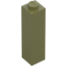 LEGO Olive Green Brick 1 x 1 x 3 (14716)