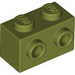 LEGO Olive Green Brick 1 x 2 with Studs on One Side (11211)