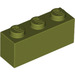 LEGO Olive Green Brick 1 x 3 (3622 / 45505)