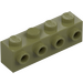 LEGO Olive Green Brick 1 x 4 with 4 Studs on One Side (30414)