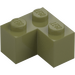 LEGO Olivově zelená Kostka 2 x 2 Roh (2357)