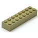 LEGO Olijfgroen Steen 2 x 8 (3007 / 93888)