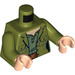 LEGO Olive Green Claire Dearing Minifig Torso (973 / 76382)