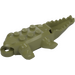 LEGO Olive Green Crocodile 4 x 9 Body (18904)