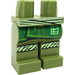 LEGO Olive Green Hips and Legs with Tan Sash and Green Robe End (3815 / 78107)