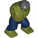 LEGO Olijfgroen Hulk Lichaam met Dark Blauw Trousers (45776)
