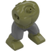 LEGO Olivově zelená Hulk Tělo s Šedá Pants (103705)