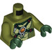 LEGO Olive Green Minifig Torso (973 / 76382)