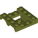 LEGO Olive Green Mudguard Vehicle Base 4 x 4 x 1.3 (24151)