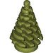 LEGO Olivgrün Pine Baum (Klein) 3 x 3 x 4 (2435)