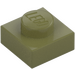 LEGO Olive Green Plate 1 x 1 (3024)