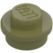 LEGO Vert Olive assiette 1 x 1 Rond (6141 / 30057)