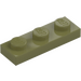 LEGO Olivengrønn Plate 1 x 3 (3623)