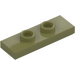 LEGO Olive Green Plate 1 x 3 with 2 Studs (34103)