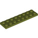 LEGO Olive Green Plate 2 x 8 (3034)